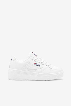 FILA Wx-100 Sneakers White / Red,Womens Shoes | CA.LHEKPN759